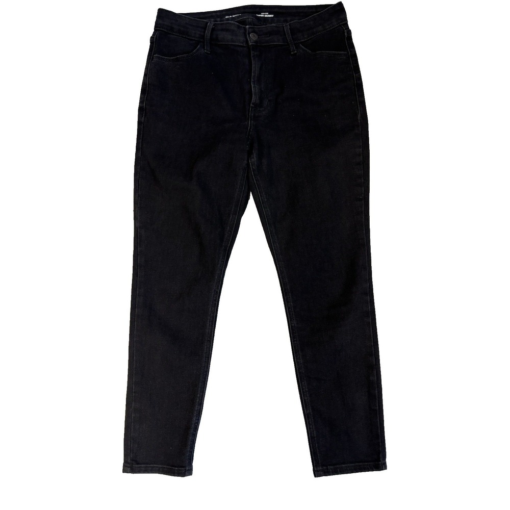 Old Navy Women's 6P Sexy Black High Rise Super Skinny Jeans‎ Indie Sleaze Baddie